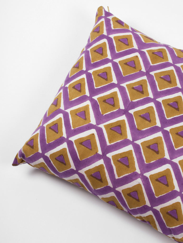 Geo Cushions, Purple - Bohemia Design