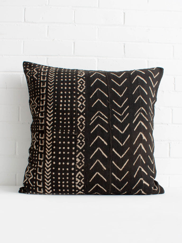 Taupe Mudcloth Cushions - Bohemia Design