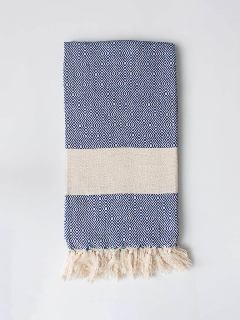 Nordic Hammam Towel, Indigo - Bohemia Design
