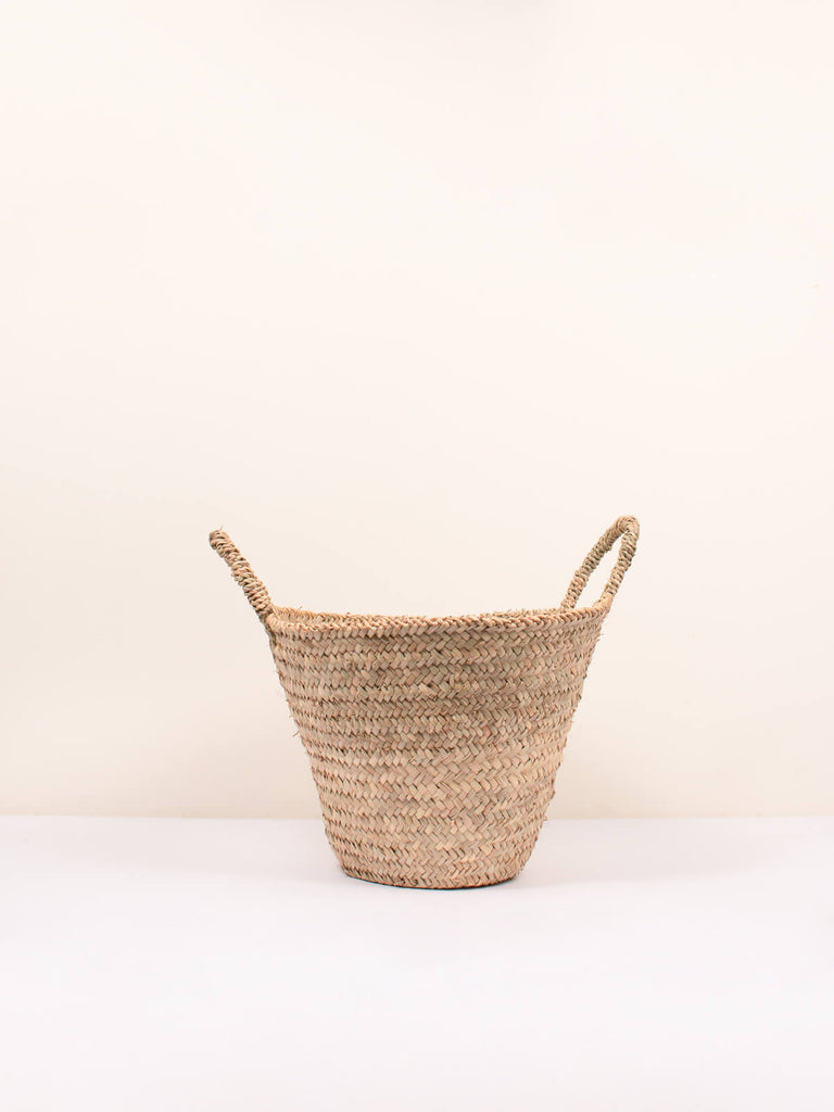 Medium handwoven Beldi Basket bag by Bohemia Design