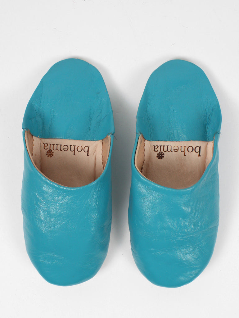 Moroccan Basic Babouche Slippers Slight Seconds, Medium (Assorted Colours) - Bohemia Design