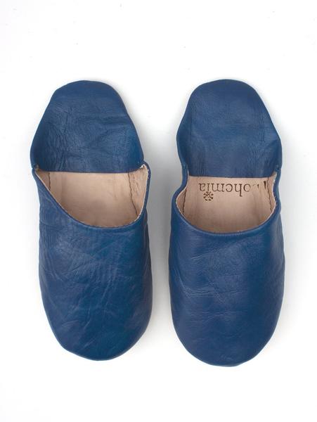 Moroccan Basic Babouche Slippers - Seconds, X Small (Assorted Colours)