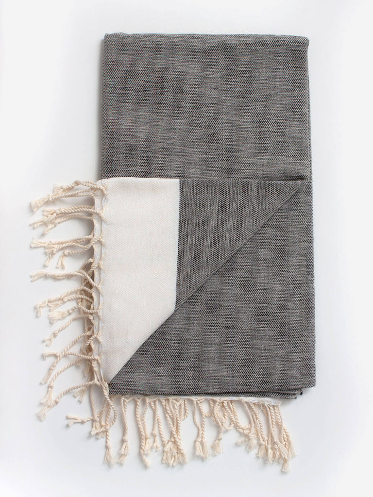 Arizona Hammam Towel, Charcoal - Bohemia Design