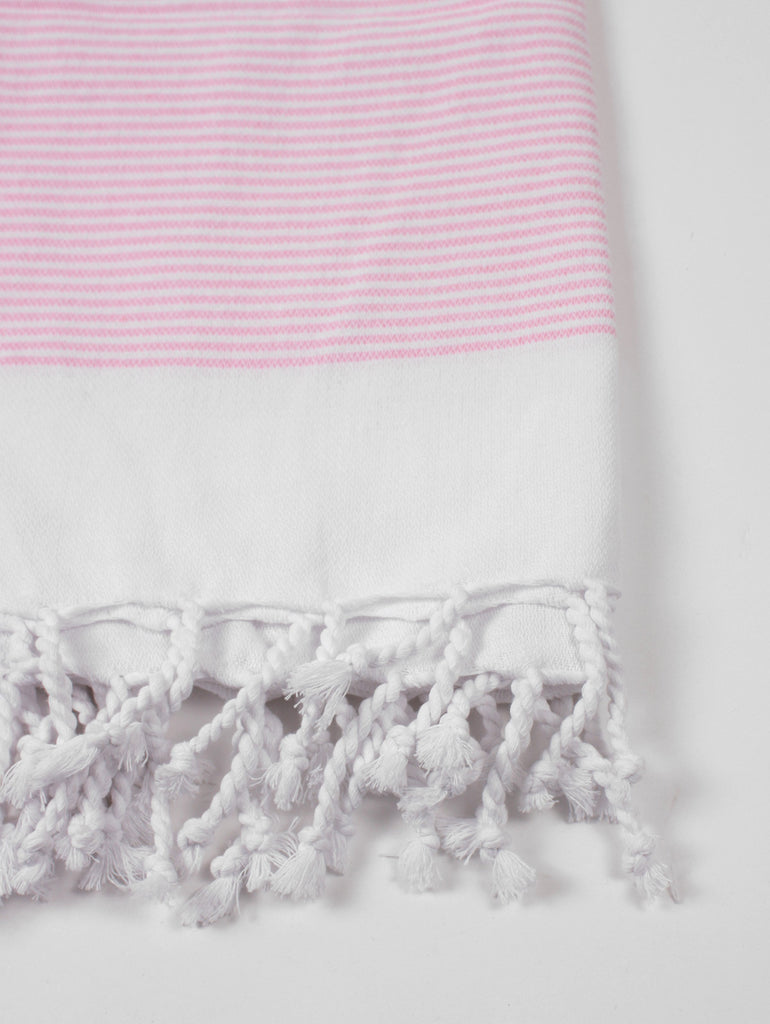 Bondi Hammam Towel, Pink - Bohemia Design