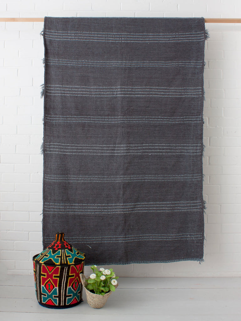 Moroccan Handira Blanket No. 127 - Bohemia Design