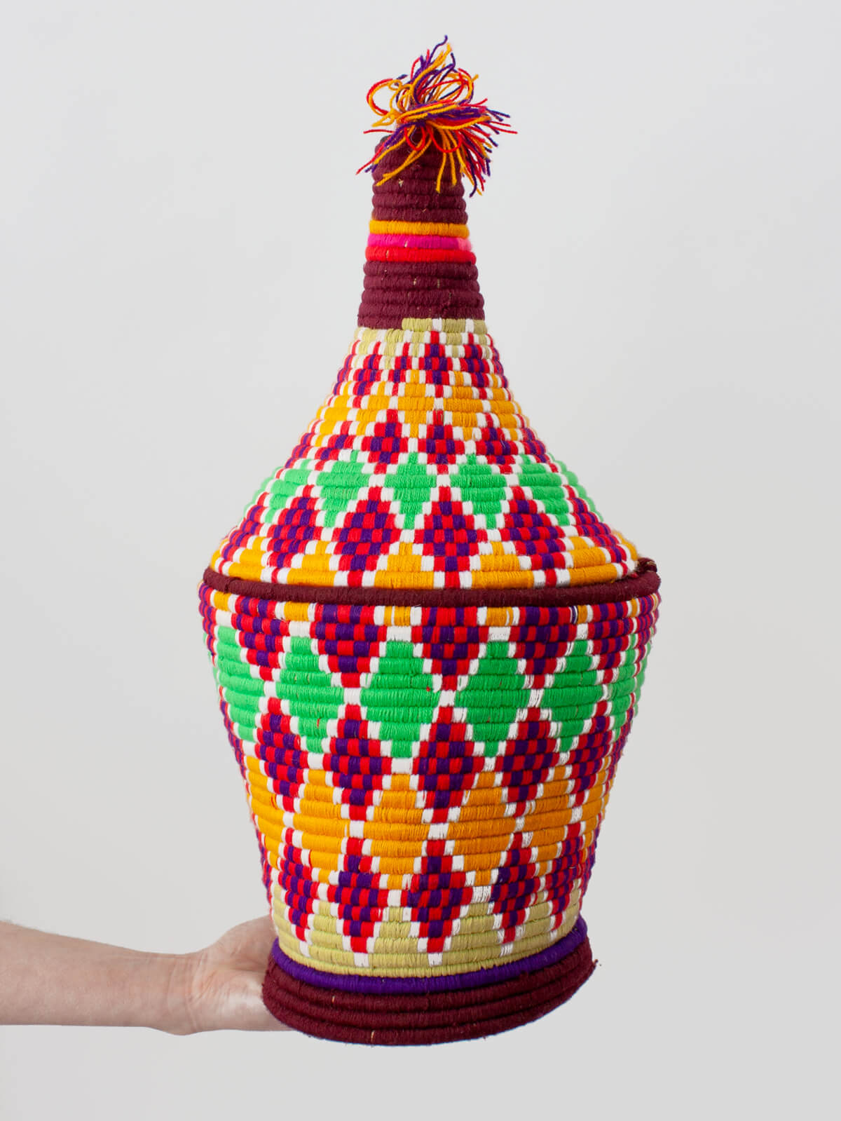 Moroccan Wool Pot, No.194