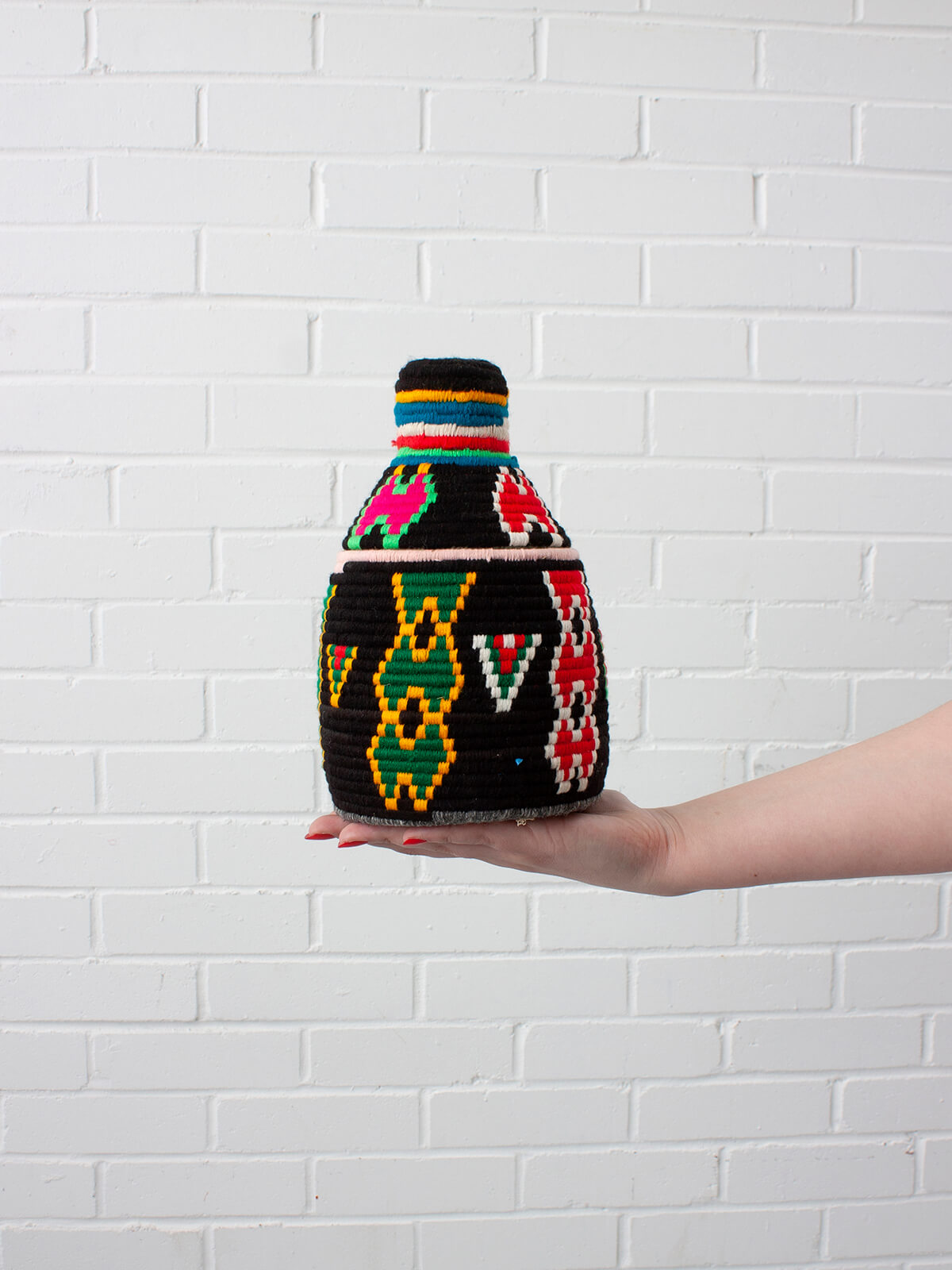 Moroccan Wool Pot, No.302