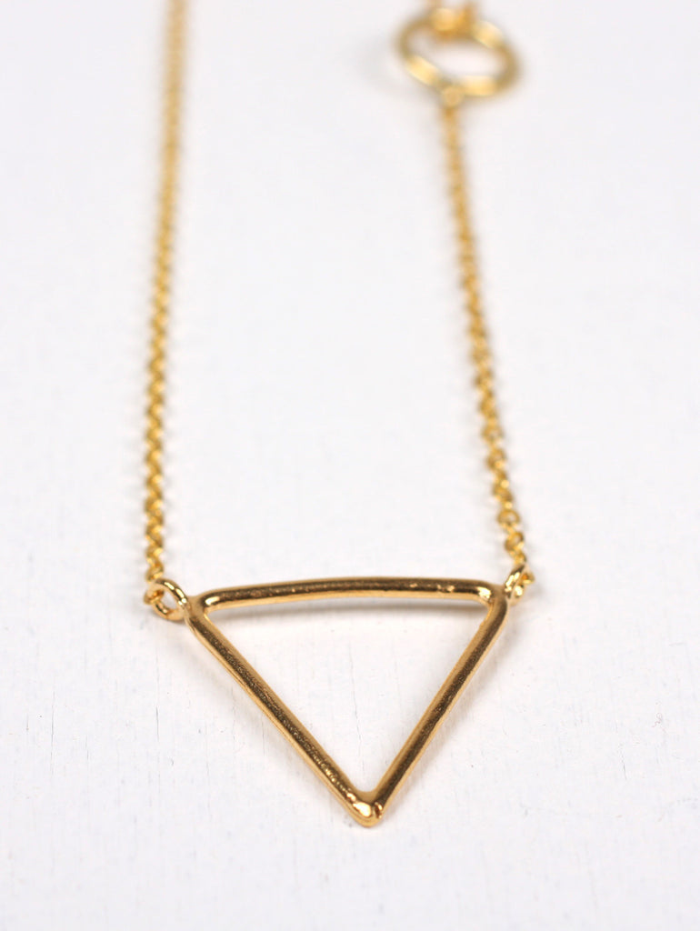 Gold Pyramid Necklaces - Bohemia Design