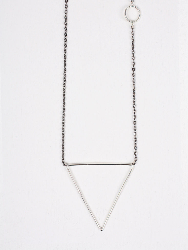Silver Pyramid Necklaces - Bohemia Design