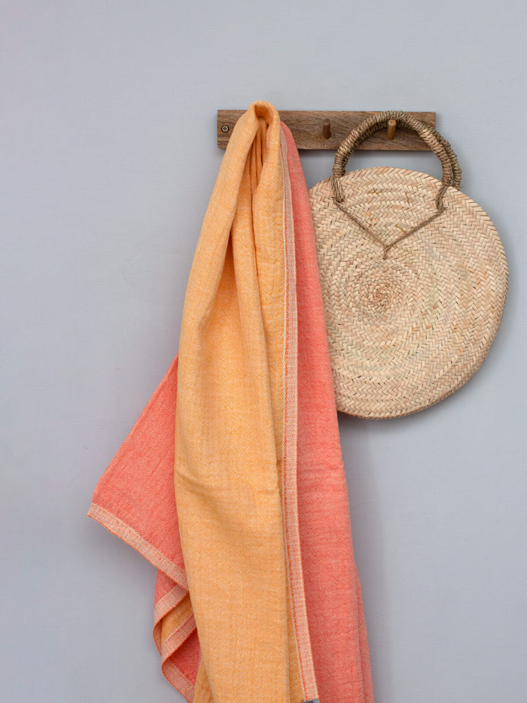 Samos Hammam Towel, Melon and Quince | Bohemia Design