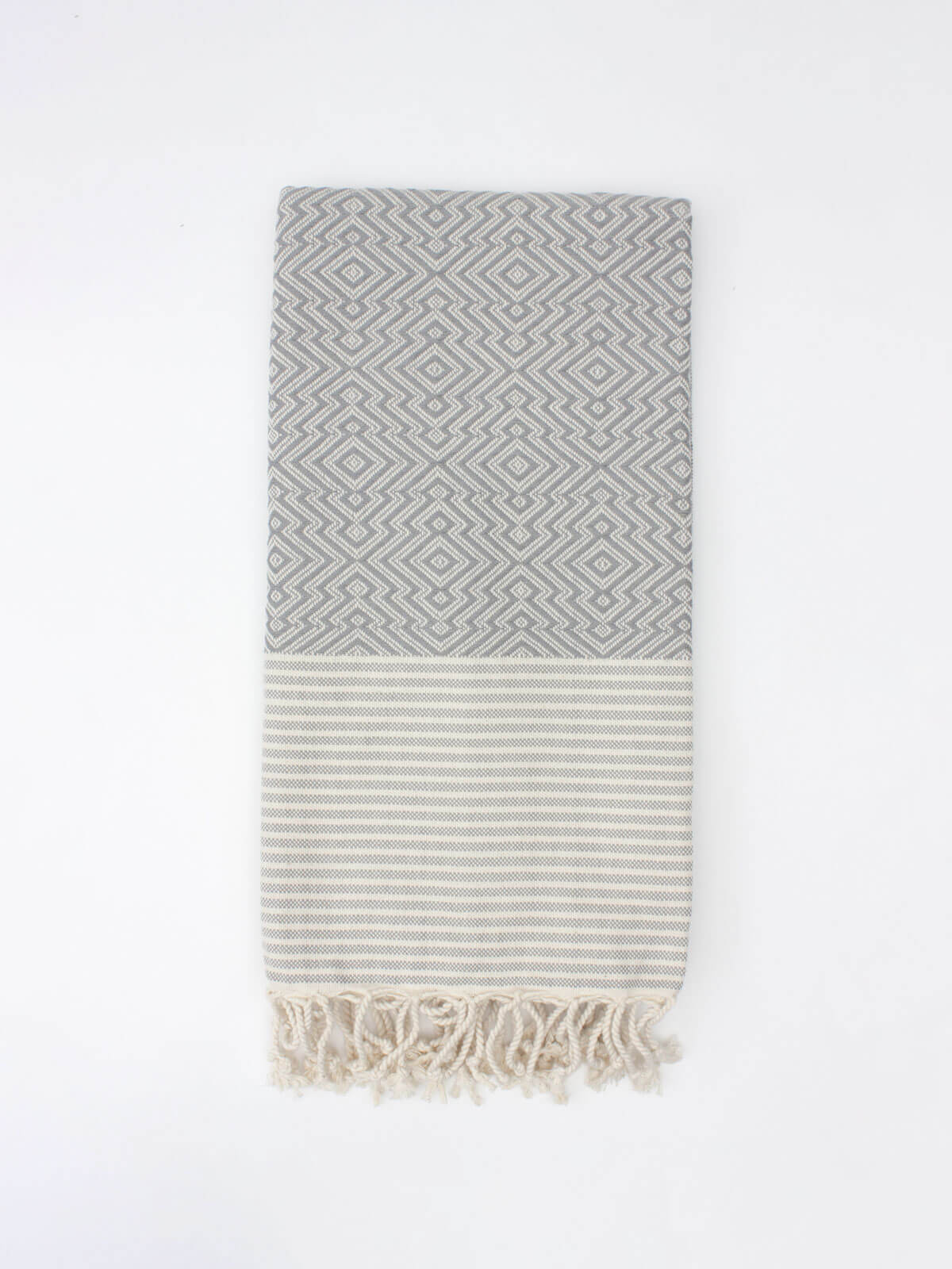 Inca Hammam Towel, Grey (Slight Seconds)