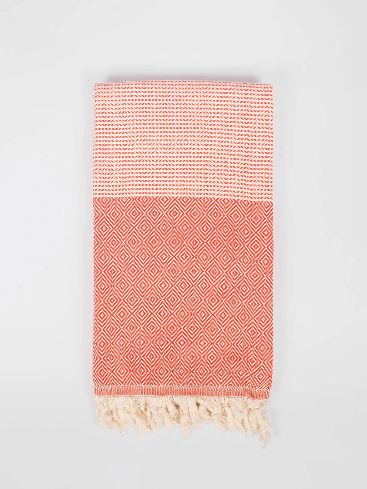 Nordic Dot Hammam Towel, Orange