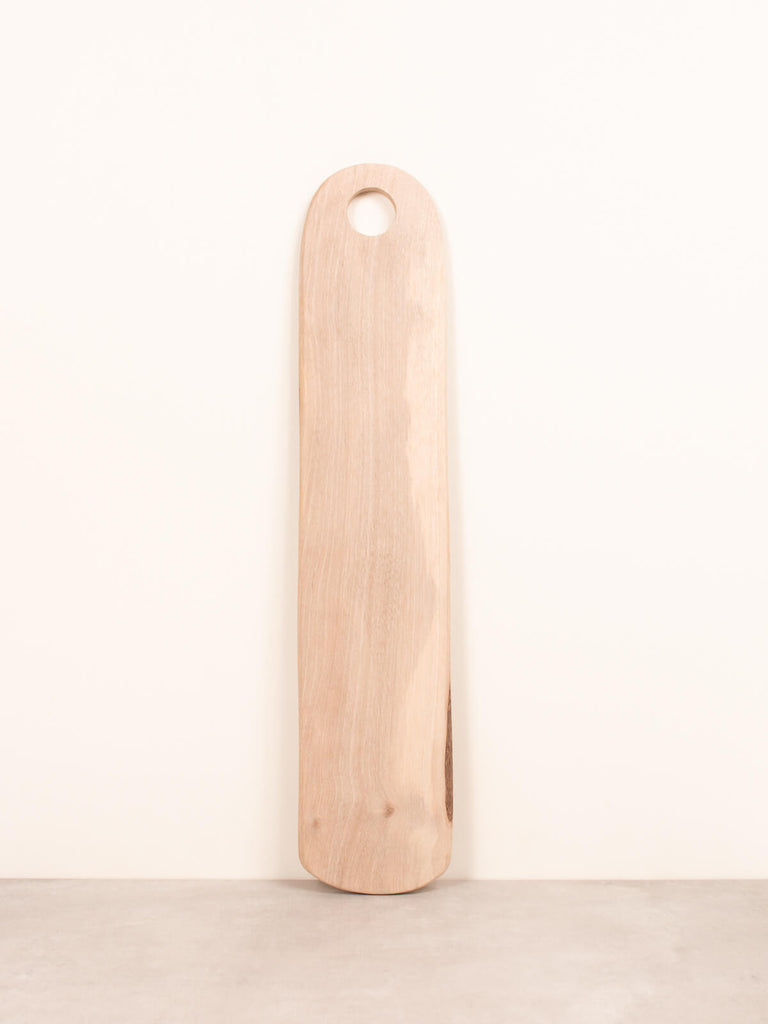 Long walnut wood serving board handmade for Bohemia Design