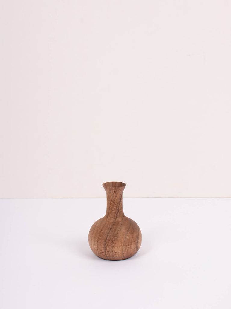 Mini wooden vase by Bohemia Design
