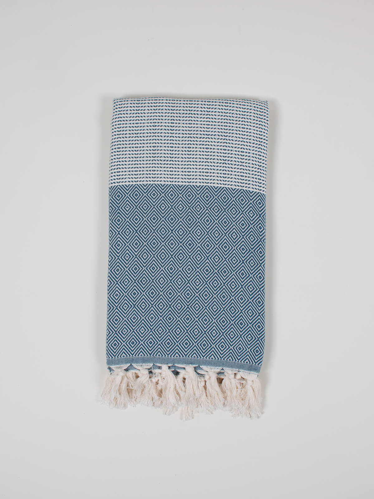 Nordic Dot Hammam Towel, Indigo